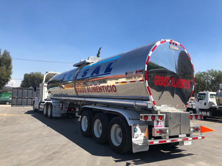 Autotanque TRESAL grado alimenticio acero inoxidable transporte a granel México