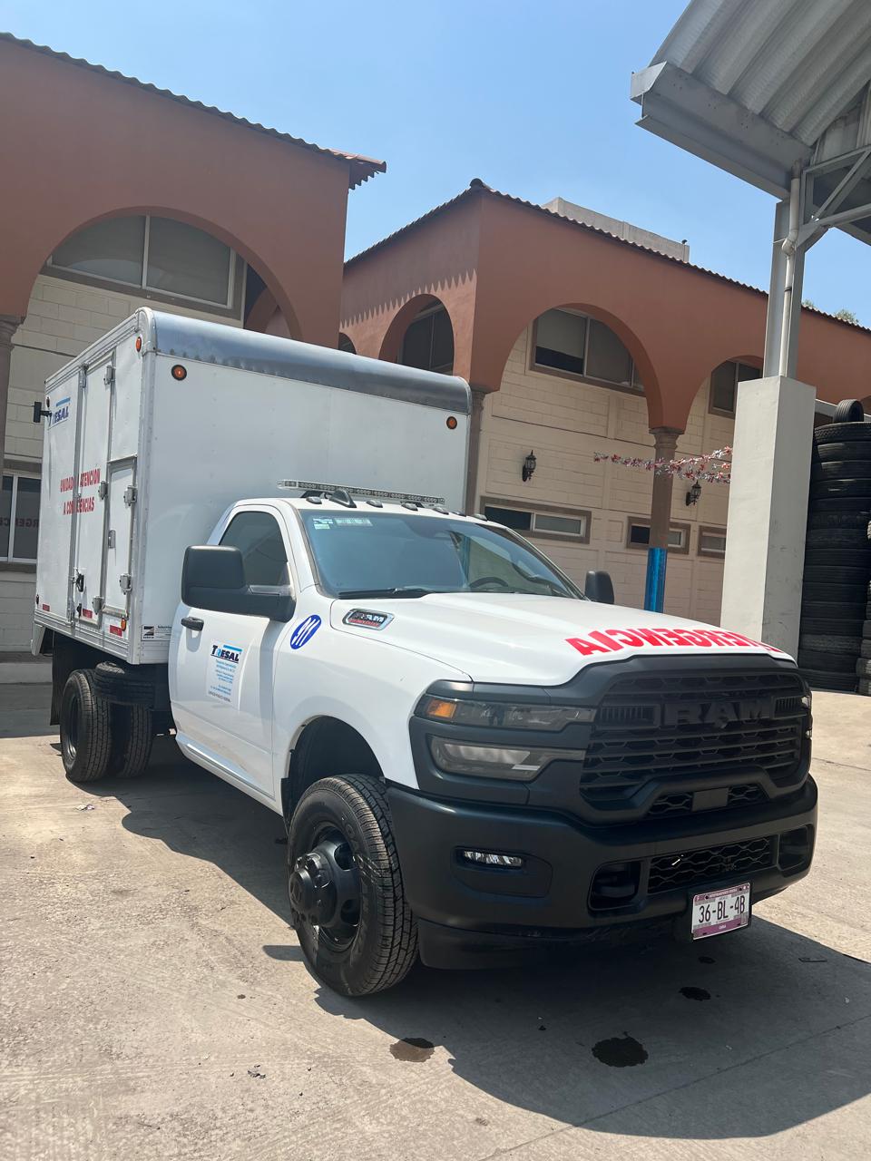 TRESAL Emergency Response Unit at Cuautitlan Izcalli operational base front view